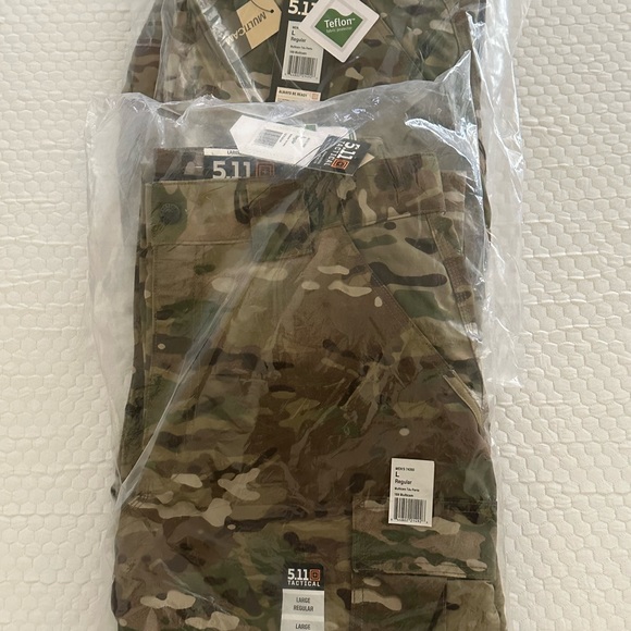 New in bag with tags 5.11 tactical multicam tactical pants size large regular - Picture 4 of 4